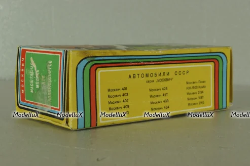 Москвич-412, милиция, август 88г., Тантал/Радон 1:43