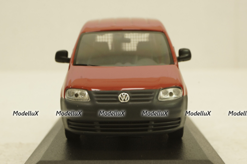 Volkswagen Caddy Van, red, 2003, Minichamps 1:43