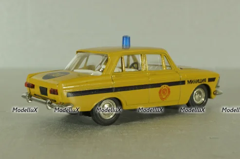 Москвич-412, милиция, август 88г., Тантал/Радон 1:43