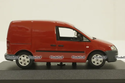 Volkswagen Caddy Van, red, 2003, Minichamps 1:43