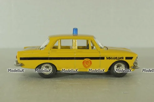 Москвич-412, милиция, август 88г., Тантал/Радон 1:43