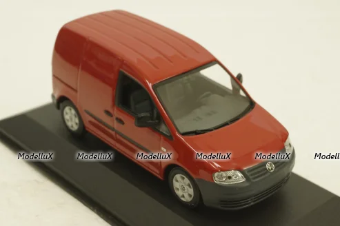 Volkswagen Caddy Van, red, 2003, Minichamps 1:43