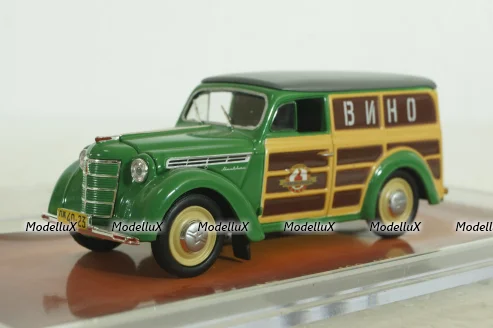 Москвич-400-420 фургон "Вино", зеленый, TruckTyr 1:43