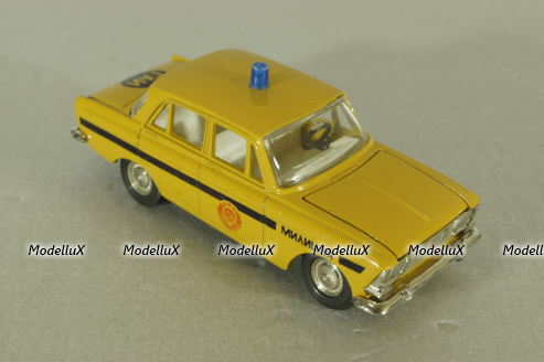 Москвич-412, милиция, август 88г., Тантал/Радон 1:43