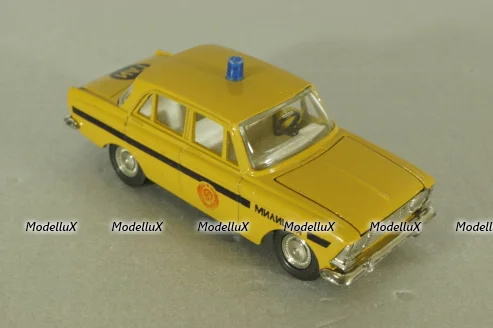 Москвич-412, милиция, август 88г., Тантал/Радон 1:43