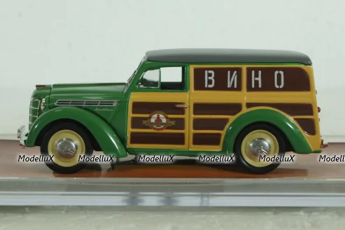 Москвич-400-420 фургон "Вино", зеленый, TruckTyr 1:43