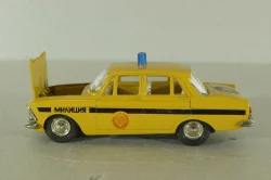 Москвич-412, милиция, август 88г., Тантал/Радон 1:43