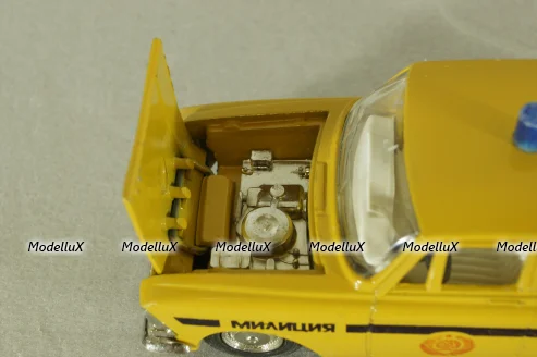 Москвич-412, милиция, август 88г., Тантал/Радон 1:43