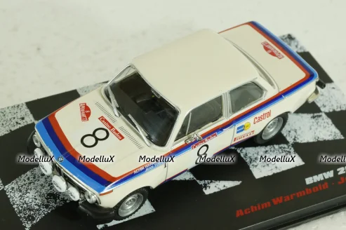 BMW 2002 TII A. Warmbold Austrian Alpine Rally 1973, Vencedores de Rally , Altaya 1:43