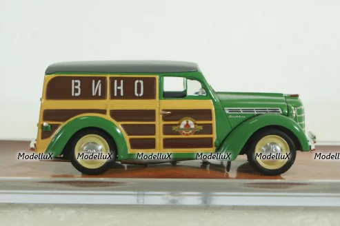 Москвич-400-420 фургон "Вино", зеленый, TruckTyr 1:43