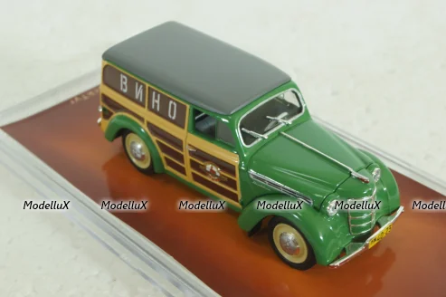 Москвич-400-420 фургон "Вино", зеленый, TruckTyr 1:43