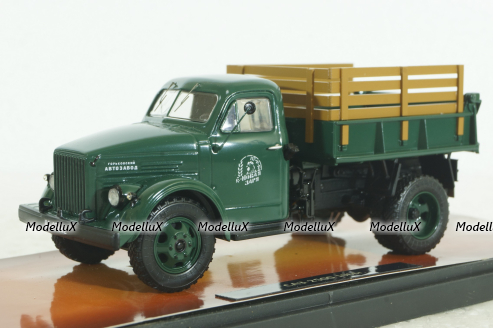 САЗ-2500 (Газ-51) 1966г, самосвал, зеленый, TruckTyr 1:43