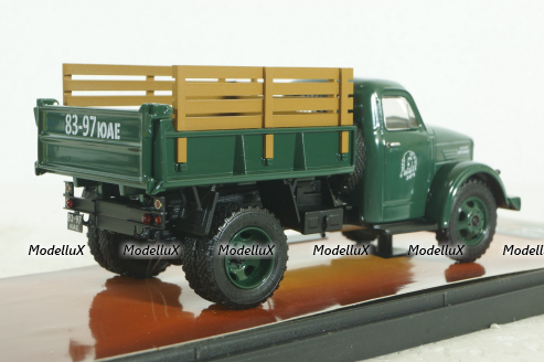 САЗ-2500 (Газ-51) 1966г, самосвал, зеленый, TruckTyr 1:43