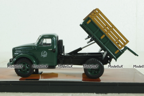 САЗ-2500 (Газ-51) 1966г, самосвал, зеленый, TruckTyr 1:43