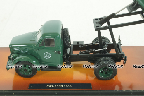 САЗ-2500 (Газ-51) 1966г, самосвал, зеленый, TruckTyr 1:43