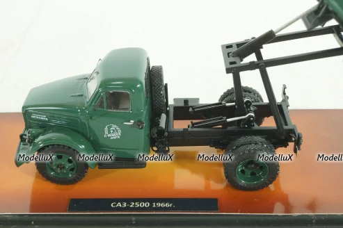 САЗ-2500 (Газ-51) 1966г, самосвал, зеленый, TruckTyr 1:43