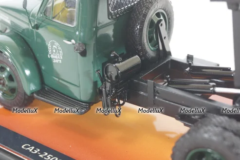 САЗ-2500 (Газ-51) 1966г, самосвал, зеленый, TruckTyr 1:43
