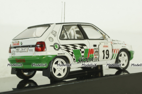 Skoda Felicia Kit Car, No.19, Rallye Tour de Corse, P.Sibera/P.Gross, 1995, RAC371B, IXO 1:43
