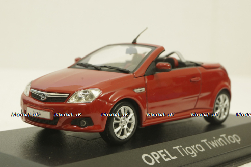 Opel Tigra (B) TwinTop 2006, red, 1799095, Minichamps 1:43