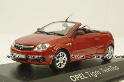 Opel Tigra TwnTop, red, Minichamps 1:43