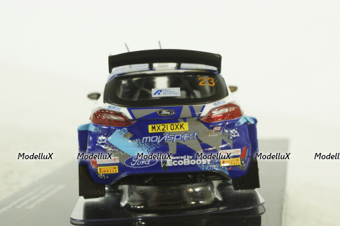 Ford Fiesta R5 MkII, No.23, MoviSport, WRC2, Rally Acropolis, N.Gryazin/K.Aleksandrov 2021, RAM815, IXO 1:43