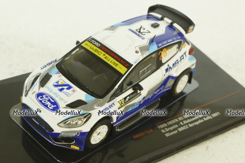 Ford Fiesta R5 MkII, No.23, MoviSport, WRC2, Rally Acropolis, N.Gryazin/K.Aleksandrov 2021, RAM815, IXO 1:43