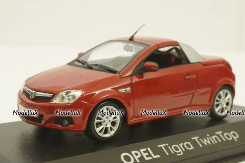 Opel Tigra TwnTop, red, Minichamps 1:43