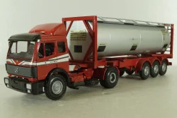 Mercedes 1748 S тягач с циcтерной-контейнером, NZG 1:43