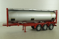 Mercedes 1748 S тягач с циcтерной-контейнером, NZG 1:43