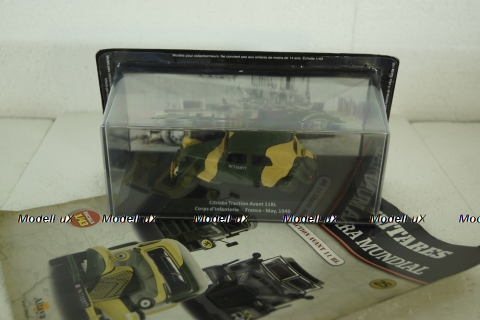 Citroen Traction Avant 11 BL,  Altaya Military #25, Altaya 1:43