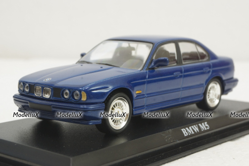 BMW M5, E34, blue, Del Prado 1:43