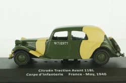 Citroen Traction Avant 11 BL,  Altaya Military #25, Altaya 1:43