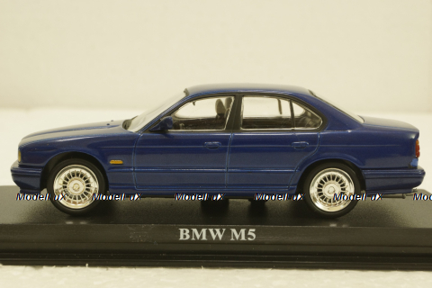 BMW M5, E34, blue, Del Prado 1:43