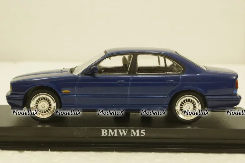 BMW M5, E34, blue, Del Prado 1:43