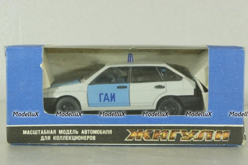 Ваз-2109 ГАИ, короткое крыло, Тантал/Радон 1:43