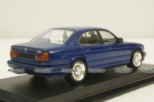 BMW M5, E34, blue, Del Prado 1:43