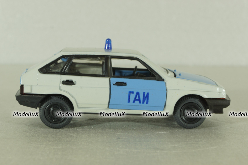 Ваз-2109 ГАИ, короткое крыло, Тантал/Радон 1:43