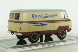 Уаз-450 Промтовары 1958, бежевый/бордовый, TruckTyr 1:43