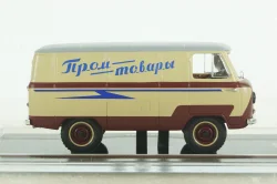Уаз-450 Промтовары 1958, бежевый/бордовый, TruckTyr 1:43