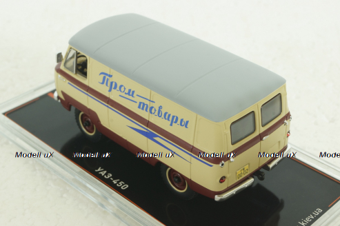 Уаз-450 Промтовары 1958, бежевый/бордовый, TruckTyr 1:43