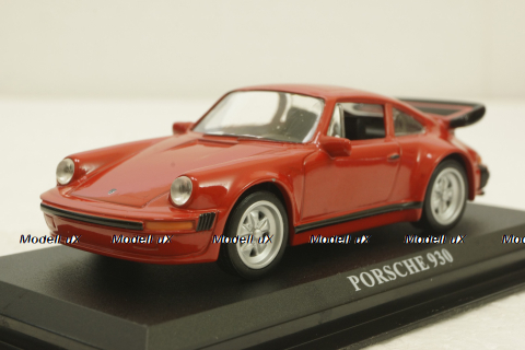 Porsche 930, red,  Del Prado 1:43