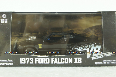Ford Falcon XB 1973 Movie Last of the V8 Interceptors (1979) black, 86522, Greenlight 1:43
