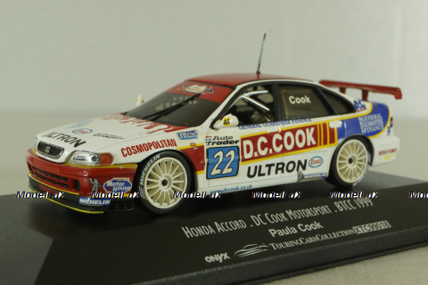 Honda Accord DC Motorsport BTCC 1999, P.Cook, XTC99018, Onyx 1:43