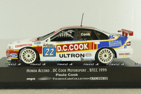 Honda Accord DC Motorsport BTCC 1999, P.Cook, XTC99018, Onyx 1:43