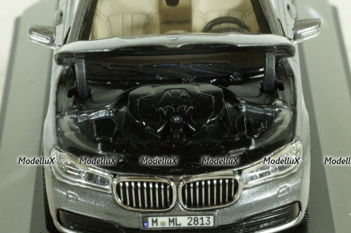 BMW 7 Series, G12, 2016 silver, Jatoba 1:43