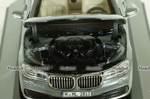 BMW 7 Series, G12, 2016 silver, Jatoba 1:43