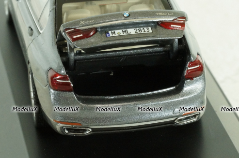 BMW 7 Series, G12, 2016 silver, Jatoba 1:43