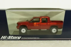 Datsun PickUp D21 Double Cab (Nissan Navara I), red, 1985, HS422RE, Hi-Story 1:43