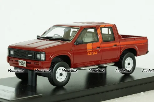 Datsun PickUp D21 Double Cab (Nissan Navara I), red, 1985, HS422RE, Hi-Story 1:43