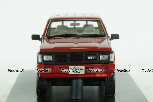 Datsun PickUp D21 Double Cab (Nissan Navara I), red, 1985, HS422RE, Hi-Story 1:43